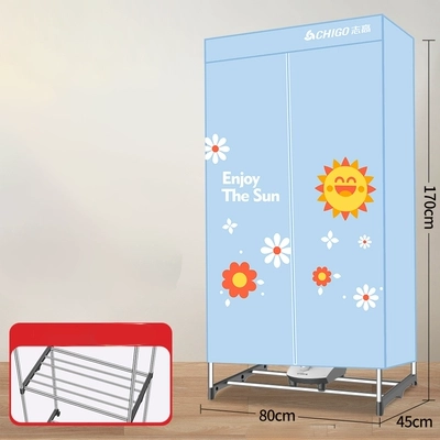 Tủ sấy quần áo nhỏ gọn có thể gập lại, Tủ treo quần áo có máy sấy hiện đại máy sấy quần áo không nóng