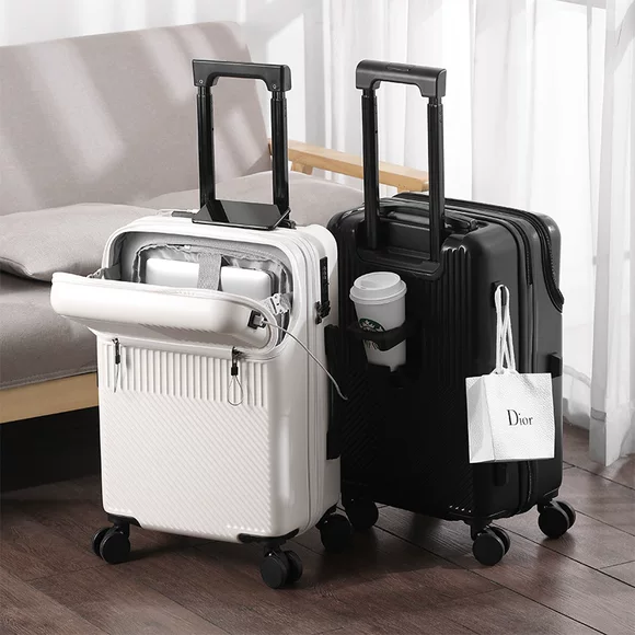 Bụi dày che trong suốt hành lý đeo được 20 24 28 30 inch hành lý che bảo vệ tay áo trường hợp xe đẩy - Vali du lịch mua vali kéo loại nào tốt