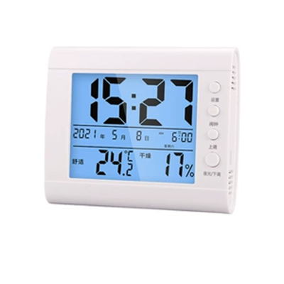 Nhiệt kế gia dụng đo nhiệt độ và độ ẩm trong nhà Màn hình kỹ thuật số điện tử có độ chính xác cao treo tường phòng bé nhiệt kế đo độ ẩm khô