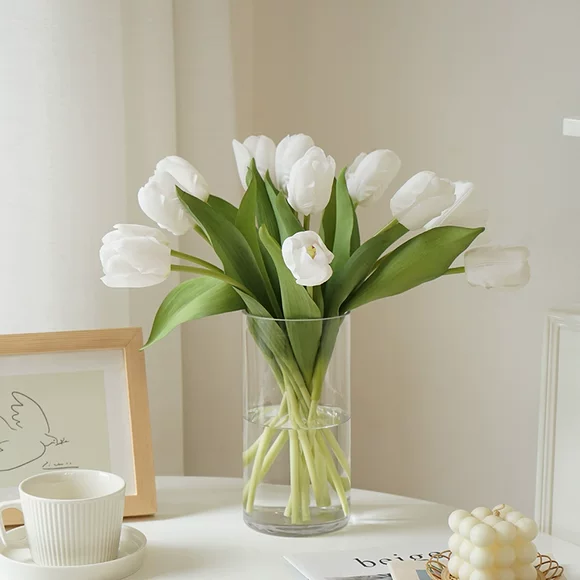 Thủy canh sáng tạo bình thủy tinh hoa thủy tiên thực vật container thủy canh chèn bình hoa củ cải xanh trong suốt chậu hoa lục bình - Vase / Bồn hoa & Kệ