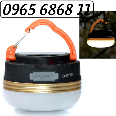 Đèn cắm trại năng lượng mặt trời kết hợp sạc điện thoại đèn led hấp thụ năng lượng mặt trời