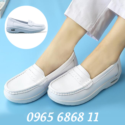 Giày dép y tế chuyên dụng cho y tá nữ chống trơn trượt giày dép phòng sạch phòng khám đế EVA đàn hồi cao