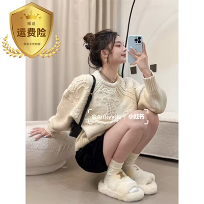 Áo len cổ lọ nửa cao cổ thu đông 2019 mới dành cho nữ áo dài tay mỏng với áo len dệt kim thủy triều - Áo len áo len ba lỗ nữ