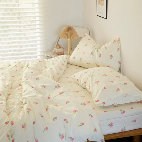 Loại giường đơn mảnh trải giường nệm đàn hồi bốn góc cố định chống trượt tấm trải giường cao su bảo vệ cạnh dải ga giường chun