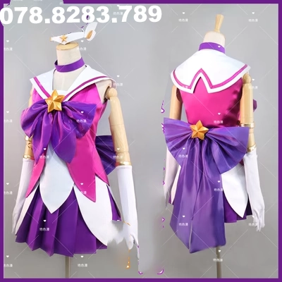 Tùy chỉnh 
            LOL Liên Minh Huyền Thoại cos cô gái phép thuật cos rạng rỡ cô gái Lux cos nữ trang phục hóa trang cosplay sona lol