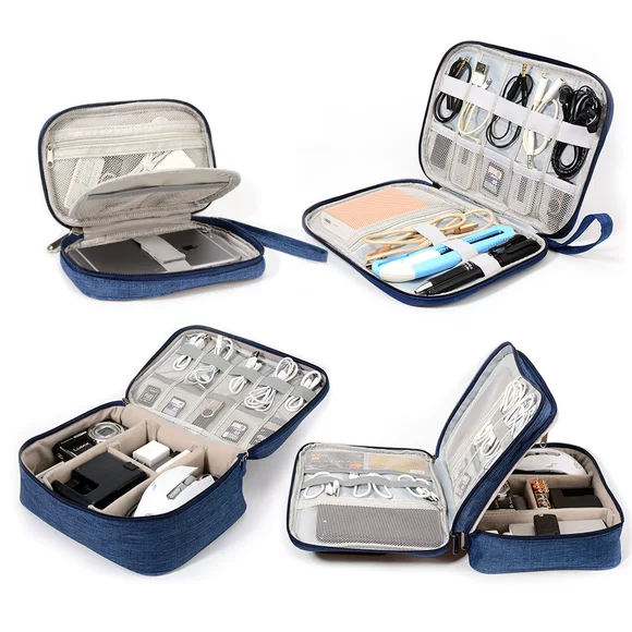 Túi lưu trữ kỹ thuật số 2,5 inch gói đĩa cứng di động bảo vệ Seagate hộp bảo vệ chuột sạc gói hoàn thiện kho báu - Lưu trữ cho sản phẩm kỹ thuật số túi đựng headphone