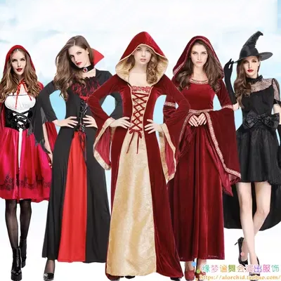 Trang phục hóa trang Halloween dành cho người lớn nữ zombie quần áo ma cà rồng cô dâu phù thủy trang phục cosplay cos bí ngô phù hợp với