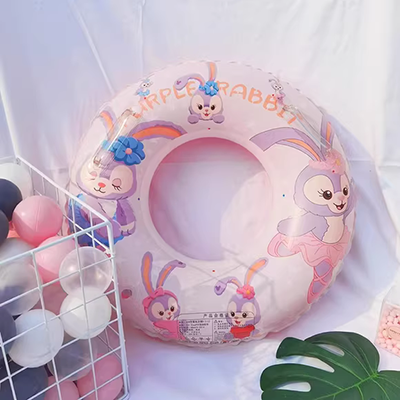 Bé trai dày và trẻ em bơi vòng 1-3-6-10 tuổi dày đệm nổi cô gái hoạt hình thiết bị người lớn - Cao su nổi phao em bé