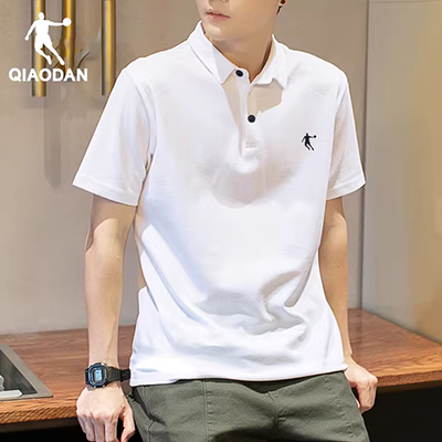 2019 áo thun mới tay ngắn lap ve áo nam màu sắc rắn chắc mùa hè body trẻ trung nam T máu POLO áo sơ mi nửa tay áo polo đồng phục