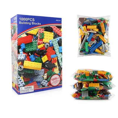 Phiên bản nâng cấp của màu xanh Úc building blocks trẻ em của building blocks 1000 CÁI tương thích cắm giáo dục cho trẻ em đồ chơi
