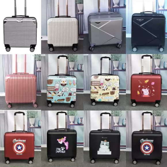 Túi xách tay du lịch chống nước gấp dung lượng lớn túi lưu trữ di động có thể được đặt trường hợp xe đẩy túi hành lý máy bay - Vali du lịch vali size 16