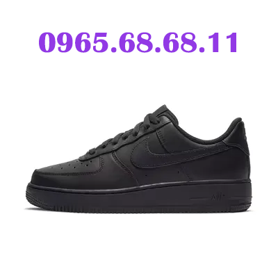 Giày thể thao Nike AIR FORCE 1 dành cho nữ giày Air Force One đen giày thể thao thoáng khí DD8959