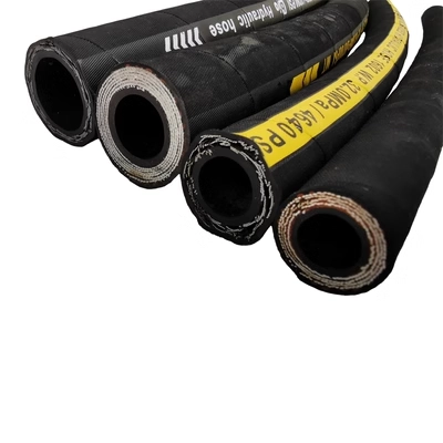Ống thép cao su bện 8mm5/16 trong ống dầu thủy lực, khớp nối ống dầu chịu nhiệt và áp suất cao, chuyên dụng cho xe nâng hàng