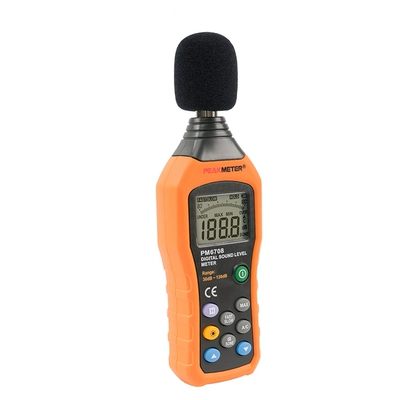 Huayi PM6708 máy đo decibel chuyên nghiệp máy đo tiếng ồn hộ gia đình máy đo tiếng ồn decibel máy đo mức âm thanh máy đo tiếng ồn