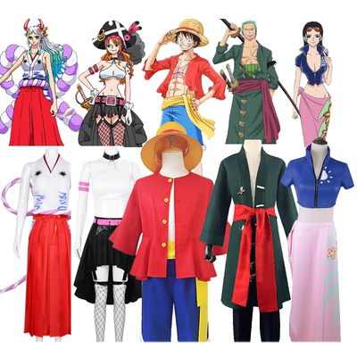 One Piece cos quần áo của Luffy cùng phong cách Halloween Sorona vẻ đẹp Robin Công Chúa Rắn Yamato Uta