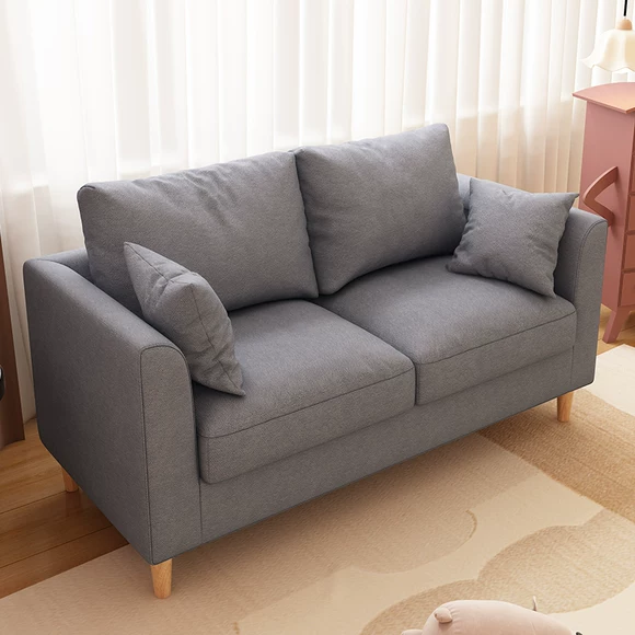 Ý sang trọng nhỏ gọn lớp đầu tiên của sofa da Nordic Light phong cách loft công nghiệp da retro đồ nội thất chăn hai mặt - Ghế sô pha
