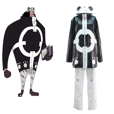 Tùy Chỉnh 
            Một Mảnh Shichibukai Bartolomy Bạo Chúa Mũ Gấu Bộ Anime Cosplay Quần Áo Nam cosplay perona one piece