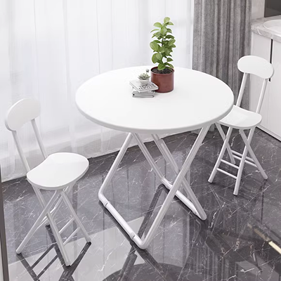 Dinette nhỏ bàn dài đơn giản dựa vào tường khách sạn hẹp bàn dài dải đơn giản ghế mới gấp - Bàn