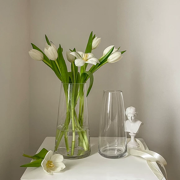 Đĩa nhựa hình chữ nhật ban công lớn trồng hoa khay hoa máng hoa giá dài dải hoa bình - Vase / Bồn hoa & Kệ