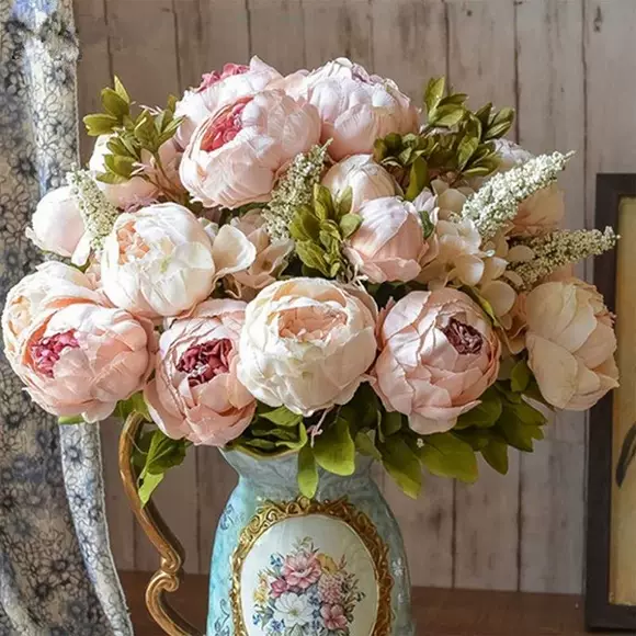 Mô phỏng trang trí hoa nho hoa hồng treo tường mây trang trí nội thất cây xanh điều hòa không khí đường ống chặn đám cưới nho - Hoa nhân tạo / Cây / Trái cây