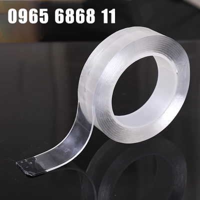 Băng keo trong suốt nano độ dính cao có thể tái sử dụng không để lại cặn keo khi bóc băng dính silicone chống va chạm chống thấm nước