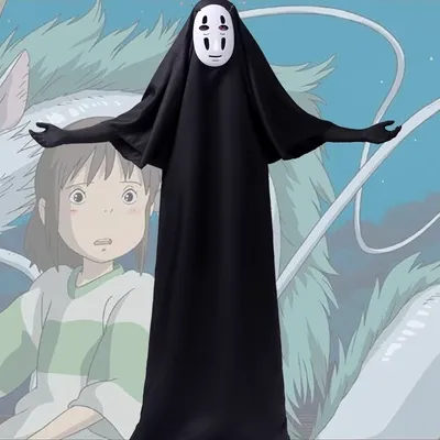 Vô Diện Người Cos Trang Phục Miyazaki Hayao Spirited Away Vô Diện Người Trẻ Em Trang Phục Halloween Trưởng Thành Trang Phục Hóa Trang