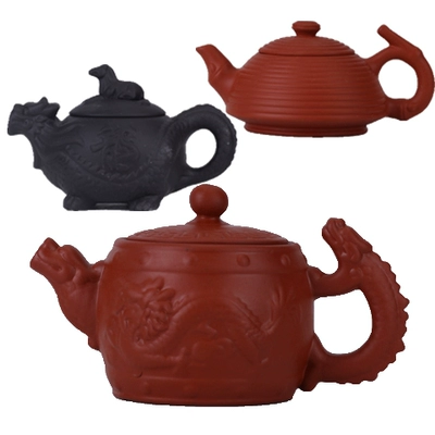 Hộ gia đình màu tím cát ấm trà gốm bộ trà văn phòng công suất nhỏ ấm trà cổ Zhu Mu Kung Fu bộ trà