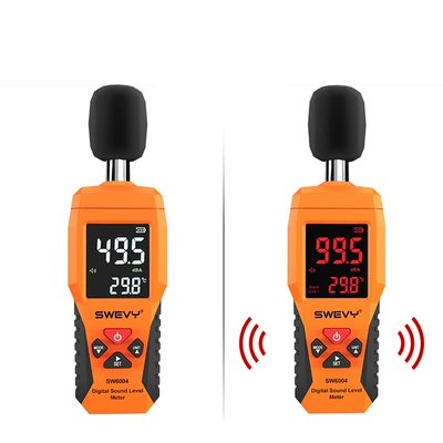 thiết bị đo tiếng ồn Máy đo tiếng ồn decibel Suwei SW6004 máy đo tiếng ồn hộ gia đình máy dò tiếng ồn SW6002 đo tiếng ồn