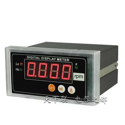 đồng hồ đo gió Bộ chuyển đổi tần số động cơ hiển thị kỹ thuật số máy đo tốc độ 0-10V4-20mA analog kỹ thuật số lập trình đồng hồ tốc độ dòng đồng hồ đo tốc độ bộ đo tốc độ vòng quay