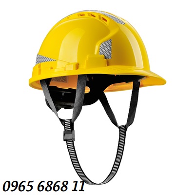 Mũ công trường xây dựng siêu cứng đạt tiêu chuẩn an toàn lao động mũ bảo hộ lao động phản quang cho công nhân