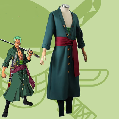 One Piece Zoro cos phù hợp với Đất Nước Wano Zoro hai năm sau mũ rơm cosplay cosplay trang phục phim hoạt hình