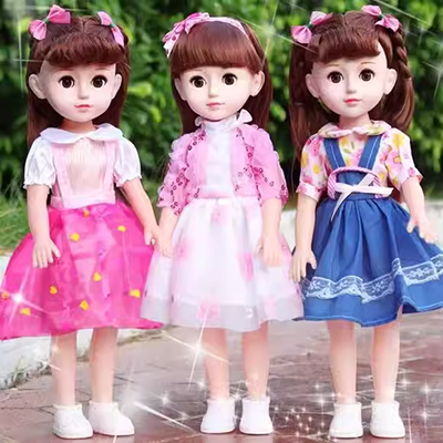 Barbie cưới cô gái công chúa mặc quần áo di chuyển mô phỏng búp bê đồ chơi nữ vải đơn lớn giá rẻ - Búp bê / Phụ kiện tủ đồ búp bê barbie siêu đẹp