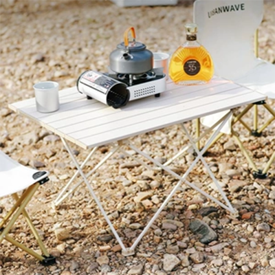 Bàn gấp ngoài trời, bàn ghế dã ngoại cắm trại, thiết bị và vật tư bàn gấp hợp kim nhôm, bàn cuộn trứng di động