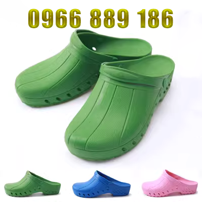 Thiên thần nhiệt độ theo phòng mổ giày dép phẫu thuật không trượt phụ nữ nặng có đáy giày lỗ y tá giày sạch Doctor