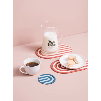 Wuming Cup dưới cùng silicone cách nhiệt cốc cơ sở đặt trà coaster cách nhiệt pad dễ thương sáng tạo cốc cà phê cốc mat - Tách lock and lock bình giữ nhiệt