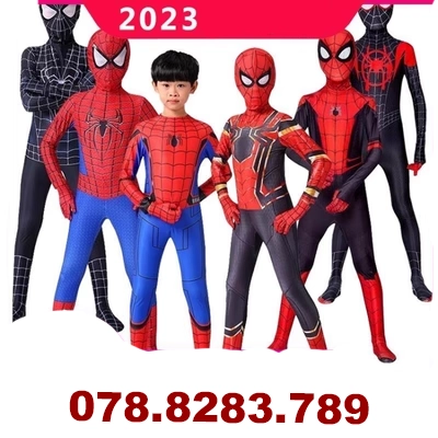 Người Nhện Quần Áo Trẻ Em Bé Trai Quần Phù Hợp Với Marvel Hero Full Halloween Trang Phục Hóa Trang