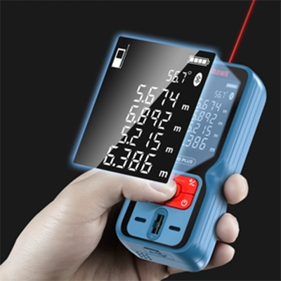Máy đo khoảng cách laser cầm tay có Bluetooth dụng cụ đo phòng có độ chính xác cao dụng cụ đo hồng ngoại thước đo điện tử đo phòng hiện vật máy bắn khoảng cách