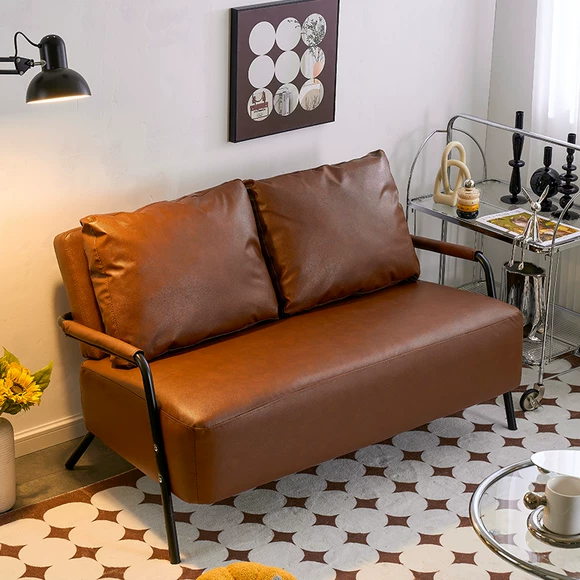 Bellis lụa Mỹ vải sofa căn hộ nhỏ đơn hổ ghế tam tấu đơn giản hiện đại nội thất phòng khách - Ghế sô pha