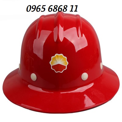 mũ bảo hộ lao động Mũ bảo hộ công trường cứng rộng vành cho công nhân xây dựng mũ bảo hiểm che nắng siêu nhẹ mũ bảo hộ màu đỏ
