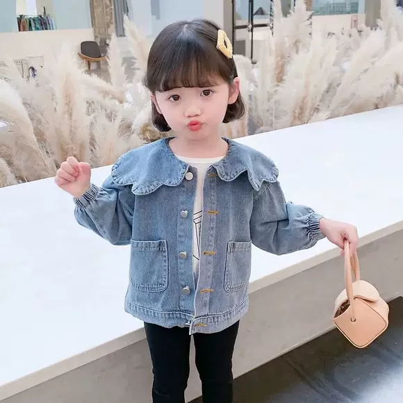 Bộ đồ kẻ sọc cho bé gái 2018 phiên bản mới của Hàn Quốc cộng với nhung dày cho trẻ em đồ trẻ em