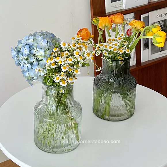 Bình gốm phòng khách hiện đại phòng ăn trang trí bàn cắm hoa giả hoa giả hoa thủy canh trồng trong chậu trang trí - Vase / Bồn hoa & Kệ