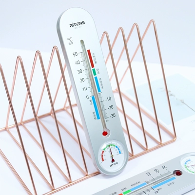Nghi thức đo nhiệt độ và độ ẩm trong nhà và ngoài trời nhiệt kế gia dụng dược phẩm treo tường phòng bé nhà kính treo tường chính xác nhiệt kế y tế