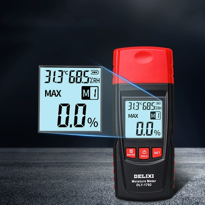 Máy đo độ ẩm Delixi máy đo độ ẩm kiểm tra độ ẩm thùng carton máy đo độ ẩm khô dụng cụ đo độ ẩm gỗ máy đo độ ẩm gỗ wagner orion 910