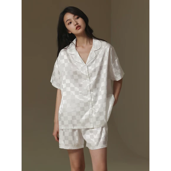 Đồ ngủ nữ mùa xuân và mùa thu phiên bản Hàn Quốc của phần mỏng ngọt ngào và đáng yêu của cotton dài tay tươi mới cho sinh viên rộng rãi phù hợp với dịch vụ gia đình - Bộ Pajama do bo