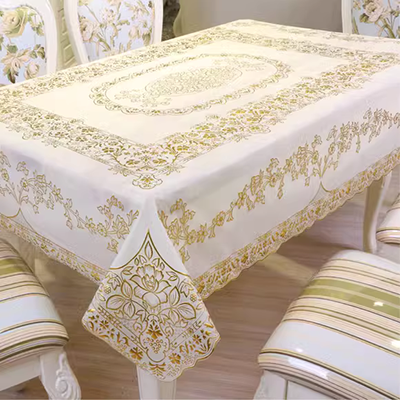 Bông cổ điển và vải lanh hạt gỗ kết cấu trang trí bàn vải khăn trải bàn vải vải vải bàn vải bàn vải khăn trải bàn kính
