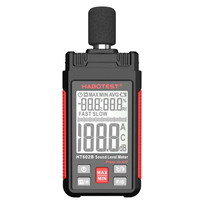 Âm thanh decibel detector độ chính xác cao decibel mét máy đo tiếng ồn máy đo tiếng ồn kỹ thuật số chuyên nghiệp máy đo mức âm thanh nhà