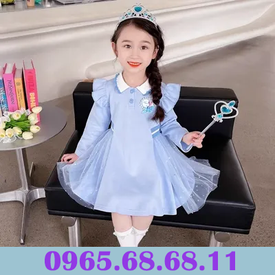 Váy Công Chúa Elsa Cho Bé Gái Thu Đông Váy Phong Cách Mới Cho Trẻ Em Bé Gái Mùa Thu Đầm Elsa Cho Nữ