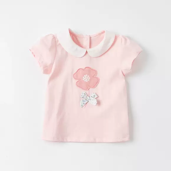 Quần áo bé trai mùa hè bé trai cotton ngắn tay 0-1 phù hợp với bé 2 đến 3 tuổi và quần áo trẻ em 4 tuổi cửa hàng quần áo trẻ em