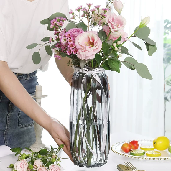 Phòng ngủ đơn giản hoa hồng Bình mẫu giáo Bình gốm chậu trồng chậu trồng cá tính - Vase / Bồn hoa & Kệ