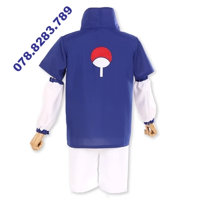 Naruto chính hãng Naruto Shippuden Junior Sasuke COS phù hợp với trán bảo vệ quần áo phù hợp với trang phục hóa trang cosplay naruto 18